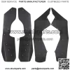 Fender Flares / Extensions Black Plastic For 2009-2014 Polaris RZR 800 (For: Polaris) - Image 3