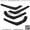 LH+RH 4Pieces Fender Flares For Polaris RZR 800 / 4 800 / 800 S 2008 2009 2010 (For: Polaris) - Image 2