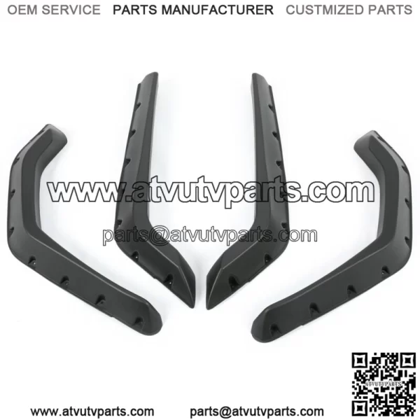 LH+RH 4Pieces Fender Flares For Polaris RZR 800 / 4 800 / 800 S 2008 2009 2010 (For: Polaris) - Image 3