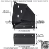 2PCS Mud Guards Mud Flaps Compatible with Polaris RZR XP 1000 900 S,for 2879938 - Image 3