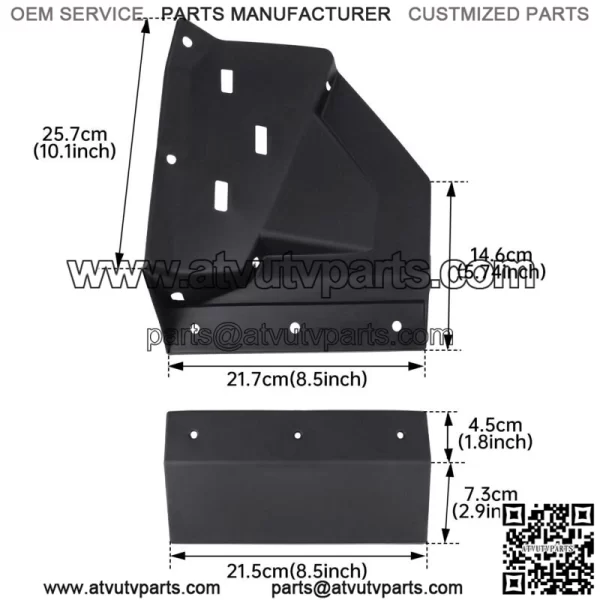 2PCS Mud Guards Mud Flaps Compatible with Polaris RZR XP 1000 900 S,for 2879938 - Image 3