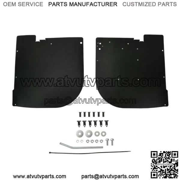 For 2013-2017 Polaris Ranger XP 900 XP 1000 Rear Mud Guards Fender Flares (For: Polaris) - Image 2