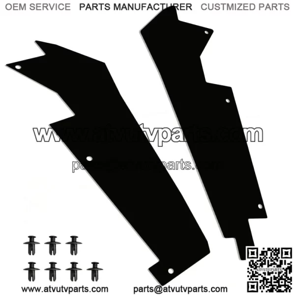 RZR Rear Wheel Well Block Offs For Polaris RZR PRO XP Fender Flares Mud Guard (For: Polaris)