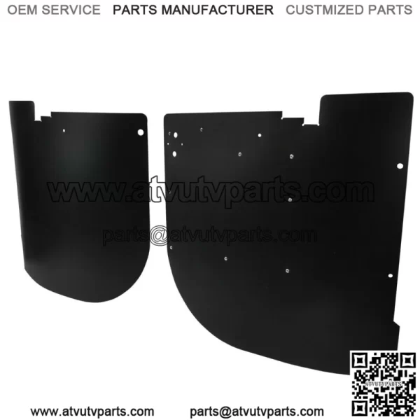 Rear Wheel Inner Liner Mud Guards Fenders For Polaris Ranger XP900 XP1000 13-17 - Image 2