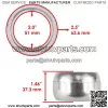 Exhaust Muffler Head Pipe Gasket for Polaris General XP 1000 2016 2017 2018-2021 (For: Polaris) - Image 2