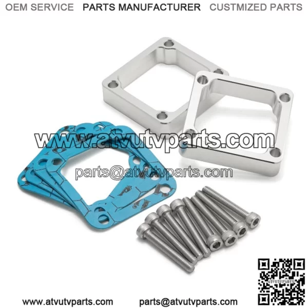 5/8" & 3/4" Intake Reed Manifold Spacer Gaskets Hardware for Yamaha Banshee YFZ350 1987-2006 - Image 2