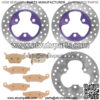 Front Rear Brake Disc Rotor w/ Pads for Honda TRX450R Sportrax 450 2x4 2004 2005 - Image 4