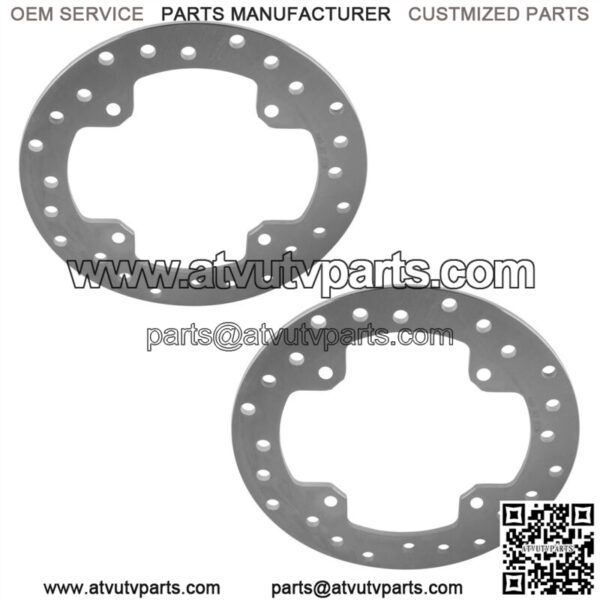 2x Brake Disc Rotor Front/Rear for CanAm Outlander MAX 850 4x4 North 2017-2022 - Image 3