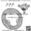Rear Brake Disc Rotor w/ Hub Flange fits Honda TRX450R Kick Start 2006 2007-2009
