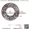 Rear Wheel Hub & Brake Disc Kit for Polaris RZR 800 S 2012  2013 2014 QTY10 - Image 5