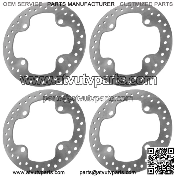 4 Front Rear Brake Disc Rotor for Polaris RZR XP 1000/ RZR XP 4 1000 2014 - 2021 (For: Polaris) - Image 4