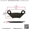 Front/ Rear Brake Disc w/Pad Polaris Sportsman 1000 XP Touring  15-22 (For: Polaris) - Image 3