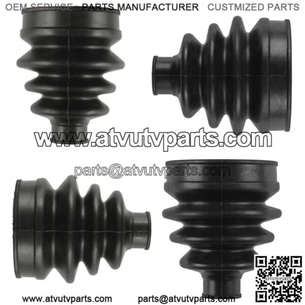 2 Front Axle Outer Inner CV Boot Kit for Can-Am Outlander 800R 4X4 Xmr EFI 2015 - Image 4