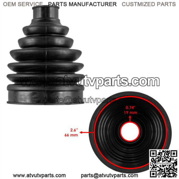 2x Front Axle CV Boot Kit Complete Left/Right for CanAm Outlander 500 EFI 2015 - Image 3