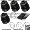 2 Rear Axle Inner Outer CV Boot Kit for Polaris RZR XP 1000 2014 2015 - Image 3