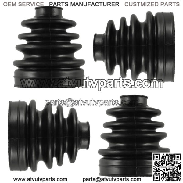 2 Rear Axle Inner Outer CV Boot Kit for Polaris RZR XP 1000 2014 2015 - Image 4