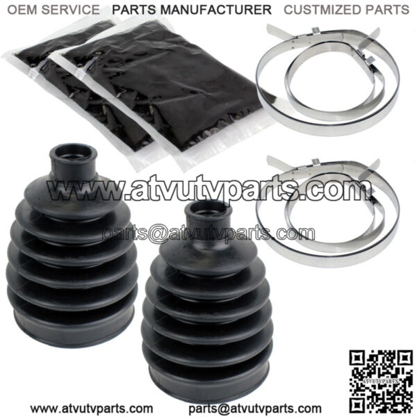 Front Axle Outer And Inner CV Boot Kit for Polaris Sportsman 450 2016 2017