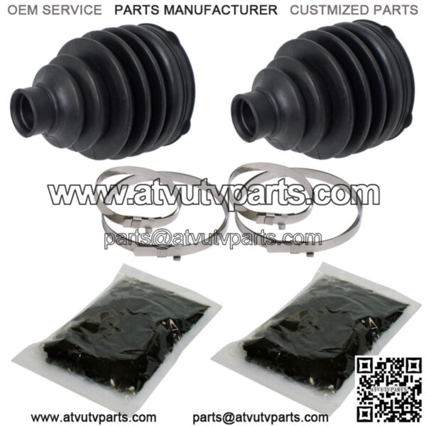 Front Axle Inner Outer CV Boot Kit for Polaris Sportsman 800 EFI 2007-2010