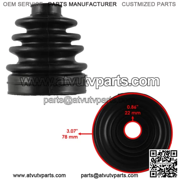 Rear Axle Outer CV Boot Kit for Polaris RZR XP 1000 2014 2015 (For: Polaris) - Image 2