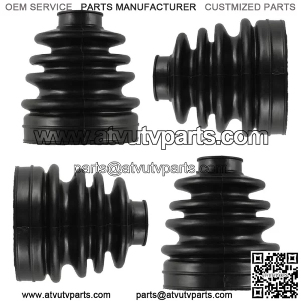 2 Rear Axle Inner Outer CV Boot Kit for Polaris RZR XP 4 1000 2014 2015 16 2017 (For: Polaris) - Image 4