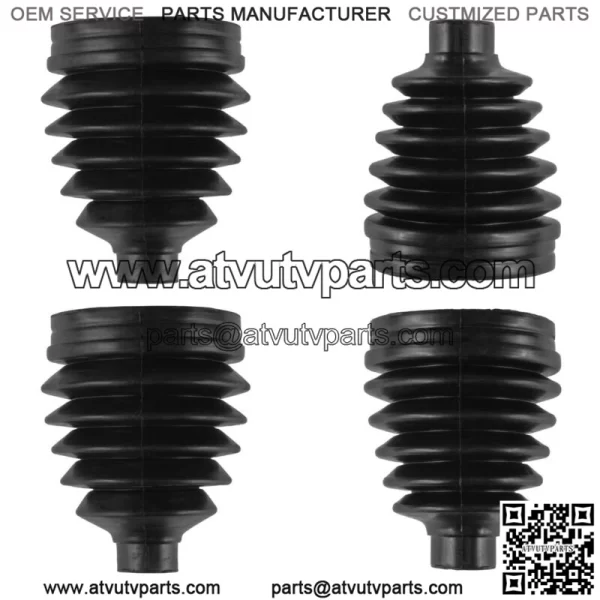 2 Front Axle Outer Inner CV Boot Kit for Polaris Scrambler XP 1000 2016 2017 (For: Polaris) - Image 5