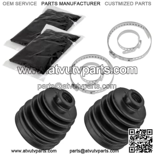 Rear Axle Outer Inner CV Boot Kit for Polaris Sportsman 700 800 EFI 2006 2007 (For: Polaris Sportsman 800)