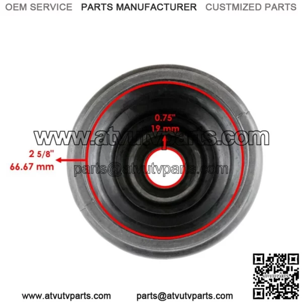 2 Front Axle Inner Outer CV Boot Kit fits Polaris Sportsman 700 800 MV7 4x4 2005 (For: Polaris Sportsman 800) - Image 3