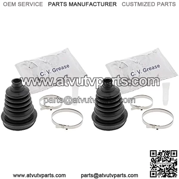 Complete Front Inner or Outer CV Boot Repair Kit for Suzuki LT-A400F Eiger 4wd 2003