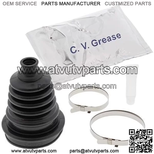 Complete Front Inner & Outer CV Boot Repair Kit for Suzuki LT-A400F Eiger 4wd 2003 - Image 2