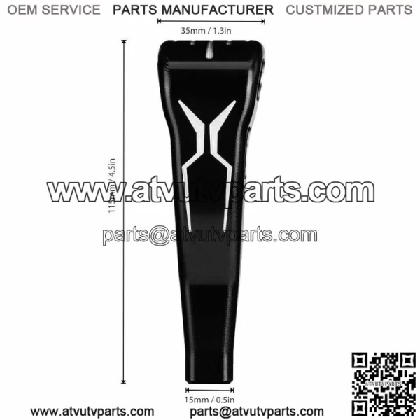 Shift Shifter Gate Plate Panel with Knobs for Can-Am Maverick X3 MAX - Image 3