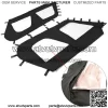 NEW BLACK+CLEAR Soft Upper Doors For 2012-2021 Kawasaki Teryx4 4 seat UTV models (For: Kawasaki Teryx4 800) - Image 3