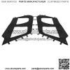 NEW BLACK+CLEAR Soft Upper Doors For 2012-2021 Kawasaki Teryx4 4 seat UTV models (For: Kawasaki Teryx4 800) - Image 4