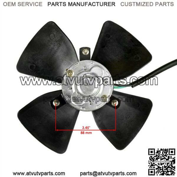 For Honda TRX450ES Foreman 450 Radiator Cooling Fan Motor 4x4 ES 1998 1999-2001 - Image 2