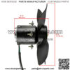 For Honda TRX450ES Foreman 450 Radiator Cooling Fan Motor 4x4 ES 1998 1999-2001 - Image 3