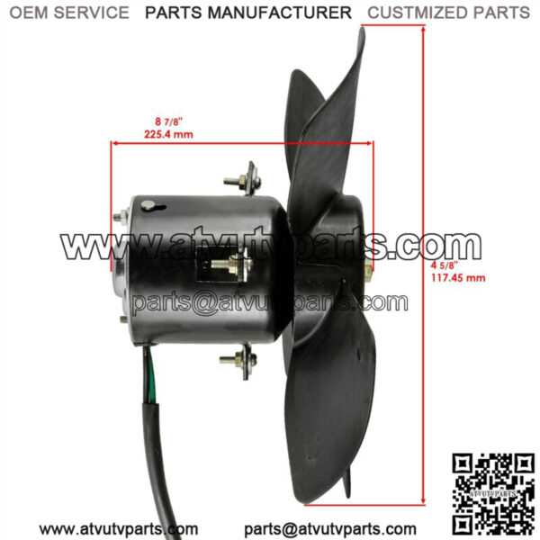 For Honda TRX450ES Foreman 450 Radiator Cooling Fan Motor 4x4 ES 1998 1999-2001 - Image 3
