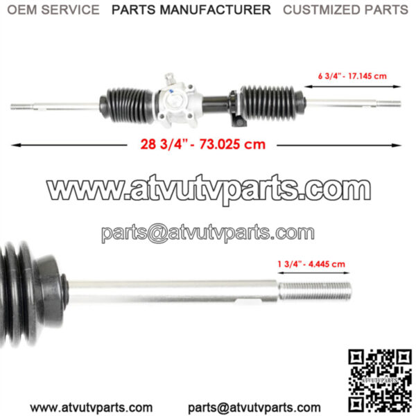 Steering Gear Box Rack And Pinion for Polaris RZR 900 50 / 55 Inch 2015-2019 - Image 2