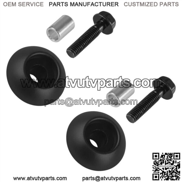 Handle Bar End Guard's For Honda Fourtrax 125 TRX125 2X4 1985-1988