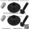 Handle Bar End Guard's For Honda Fourtrax 125 TRX125 2X4 1985-1988 - Image 4