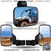 UTV Rear Side View & Center Mirrors For Kawasaki Mule PRO FX FXT DX DXT PRO-MX - Image 2