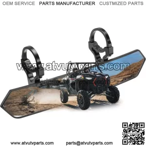 UTV Center Rear View Mirror For 1.65"-2" CFMOTO ZForce 950/1000 Kubota RTV X1140 (For: More than one vehicle)