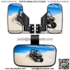 UTV Rear View Mirrors Set 1.75"-2" Bar for CFMOTO ZFORCE 500 600 800 950 1000 (For: More than one vehicle)