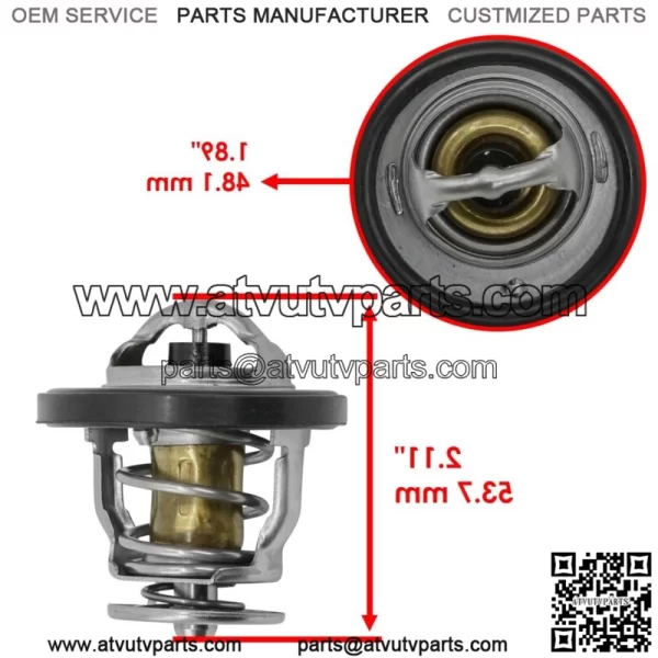 Thermostat Assembly For Honda Pioneer 700-4 SXS700M4 2021 2022 2023 2024 - Image 2