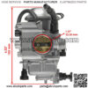 Carburetor Cable & Filter for Honda TRX350TE FourTrax Rancher 2000-03 - Image 2
