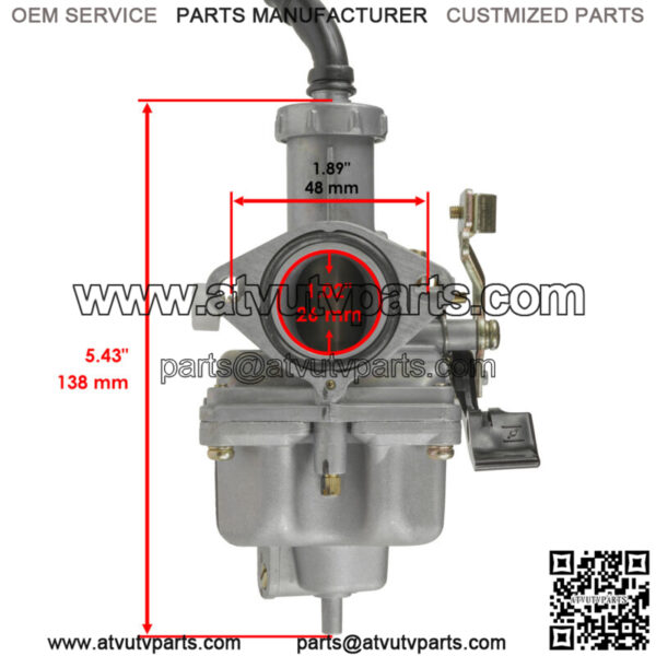 Carburetor for Honda 16100-Hn6-003 W/Throttle Cable - Image 3