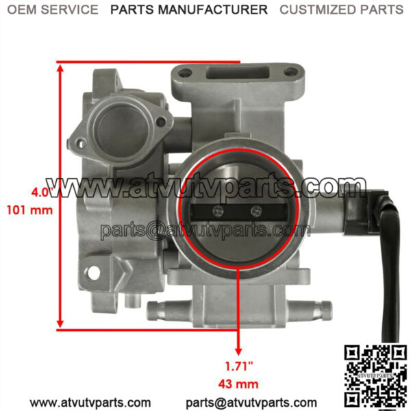 Throttle Body Assembly fits Polaris Ranger XP 700 4x4 2006 2007 2008 2009 - Image 3
