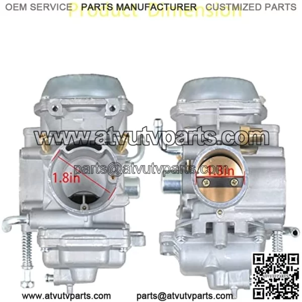 Carburetor with Fuel Filter Replacement for Suzuki Quadrunner 500 LTF500F 4x4 1998-2002 - Image 2