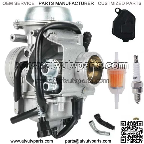 Carburetor & Air Filter Oil Filter FOR Honda Fourtrax 300 Trx300fw 4x4 1988-2000 (For: Honda) - Image 3