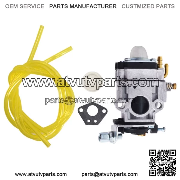 PCV43 For Gas 2 Cycle 43cc Powermate Tiller Motor Parts Carburetor Carb & Gasket - Image 2
