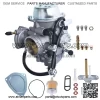 Carburetor W/Fuel Gas Petcock Valve For 2002-2008 Yamaha Grizzly 660 - Image 2