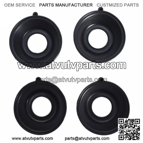 4Pcs Carburetor Slide Diaphragms For Honda Shadow VT750 2000-2007 16111-MEG-003 - Image 3